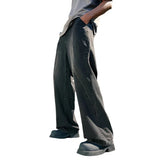 Retro Black Wide Leg Denim Jeans